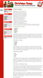 Mobile Screenshot of christmassongs.org